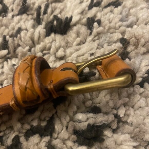 Frye Leather Belt Tan Lrg NWOT - Picture 9 of 9